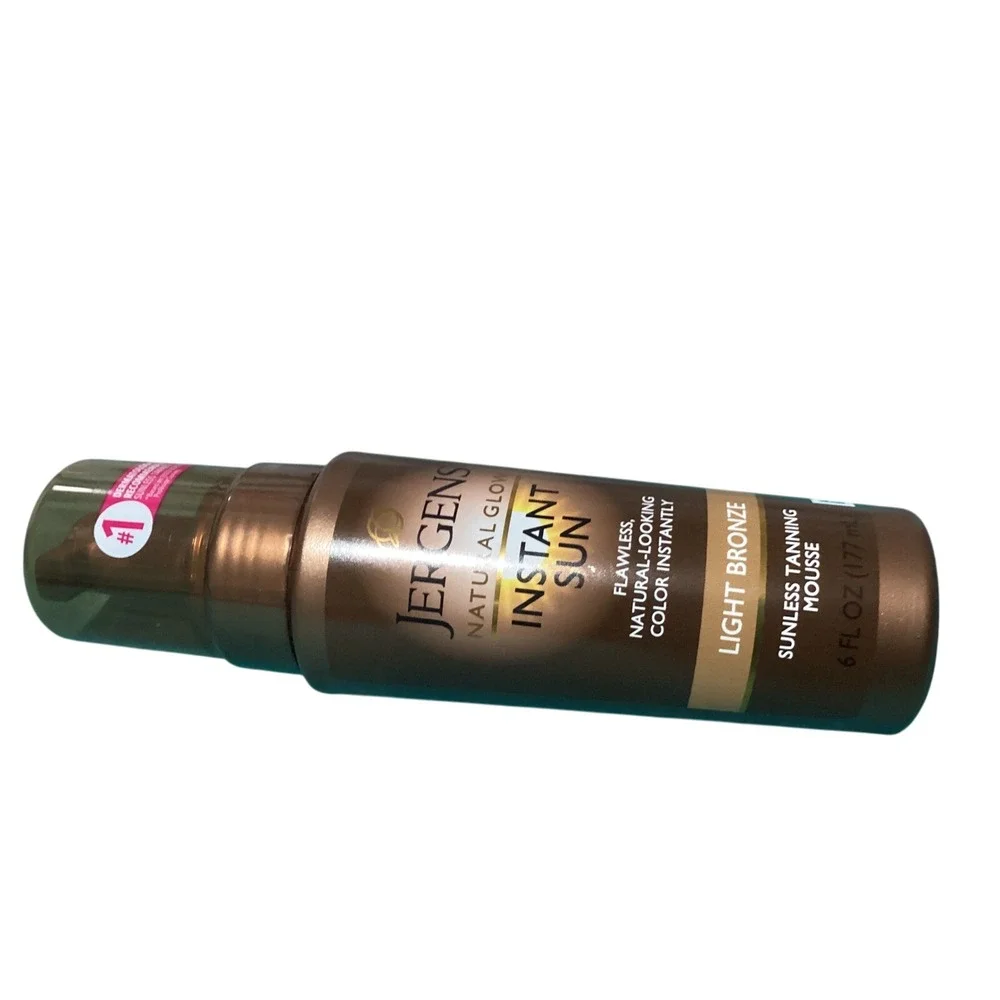 Jergens‎ Natural Glow Instant Sun Light Bronze Sunless Tanning Mousse 6 fl oz